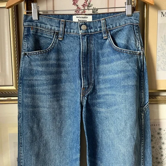 NWOT Reformation Star Jeans 27 - Picture 10 of 11